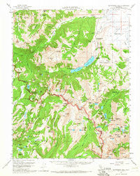 Matterhorn Peak California Historical topographic map, 1:62500 scale, 15 X 15 Minute, Year 1956
