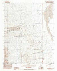 Maturango Peak SE California Historical topographic map, 1:24000 scale, 7.5 X 7.5 Minute, Year 1982