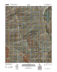 Maturango Peak SE California Historical topographic map, 1:24000 scale, 7.5 X 7.5 Minute, Year 2012