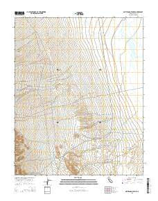 Maturango Peak SE California Current topographic map, 1:24000 scale, 7.5 X 7.5 Minute, Year 2015
