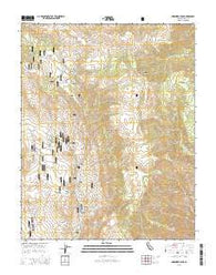 Mazourka Peak California Current topographic map, 1:24000 scale, 7.5 X 7.5 Minute, Year 2015