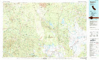 McArthur California Historical topographic map, 1:100000 scale, 30 X 60 Minute, Year 1984
