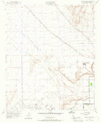 McCoy Wash California Historical topographic map, 1:24000 scale, 7.5 X 7.5 Minute, Year 1951