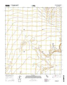 McCoy Wash California Current topographic map, 1:24000 scale, 7.5 X 7.5 Minute, Year 2015
