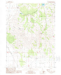 McDonald Peak California Historical topographic map, 1:24000 scale, 7.5 X 7.5 Minute, Year 1989