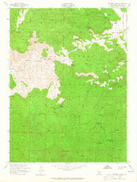 McDonald Peak California Historical topographic map, 1:24000 scale, 7.5 X 7.5 Minute, Year 1958
