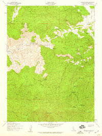 McDonald Peak California Historical topographic map, 1:24000 scale, 7.5 X 7.5 Minute, Year 1958