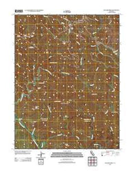 McGuire Ridge California Historical topographic map, 1:24000 scale, 7.5 X 7.5 Minute, Year 2012
