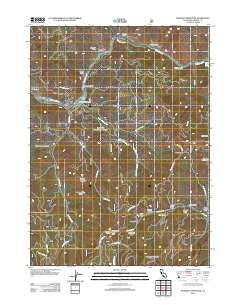McKinley Mountain California Historical topographic map, 1:24000 scale, 7.5 X 7.5 Minute, Year 2012