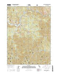 McKinley Mountain California Current topographic map, 1:24000 scale, 7.5 X 7.5 Minute, Year 2015