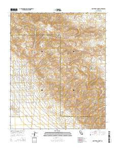 McKittrick Summit California Current topographic map, 1:24000 scale, 7.5 X 7.5 Minute, Year 2015