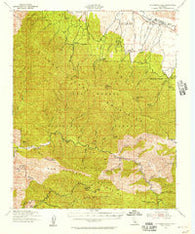 McPherson Peak California Historical topographic map, 1:62500 scale, 15 X 15 Minute, Year 1941