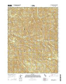 McWhinney Creek California Current topographic map, 1:24000 scale, 7.5 X 7.5 Minute, Year 2015