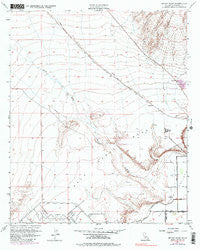 Mc Coy Wash California Historical topographic map, 1:24000 scale, 7.5 X 7.5 Minute, Year 1951