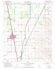 Mc Farland California Historical topographic map, 1:24000 scale, 7.5 X 7.5 Minute, Year 1954