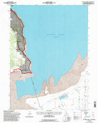 Mc Ginty Point California Historical topographic map, 1:24000 scale, 7.5 X 7.5 Minute, Year 1993