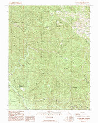 Mc Guire Ridge California Historical topographic map, 1:24000 scale, 7.5 X 7.5 Minute, Year 1991