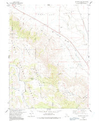 Mc Kesick Peak California Historical topographic map, 1:24000 scale, 7.5 X 7.5 Minute, Year 1978