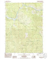 Mc Kinley Mtn California Historical topographic map, 1:24000 scale, 7.5 X 7.5 Minute, Year 1983