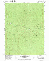 Mc Whinney Creek California Historical topographic map, 1:24000 scale, 7.5 X 7.5 Minute, Year 1979