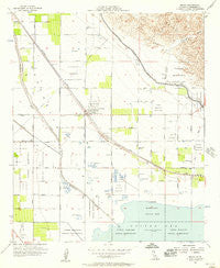 Mecca California Historical topographic map, 1:24000 scale, 7.5 X 7.5 Minute, Year 1955