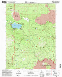 Medicine Lake California Historical topographic map, 1:24000 scale, 7.5 X 7.5 Minute, Year 1993