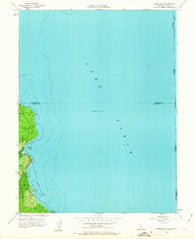 Meeks Bay California Historical topographic map, 1:24000 scale, 7.5 X 7.5 Minute, Year 1955