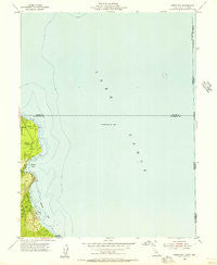 Meeks Bay California Historical topographic map, 1:24000 scale, 7.5 X 7.5 Minute, Year 1955