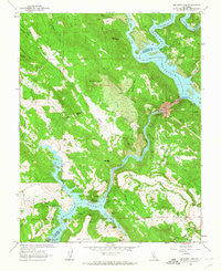 Melones Dam California Historical topographic map, 1:24000 scale, 7.5 X 7.5 Minute, Year 1962