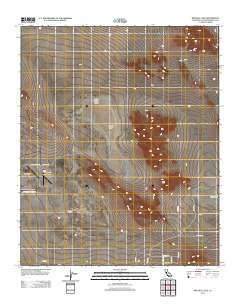 Melville Lake California Historical topographic map, 1:24000 scale, 7.5 X 7.5 Minute, Year 2012