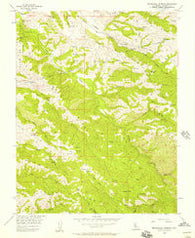 Mendenhall Springs California Historical topographic map, 1:24000 scale, 7.5 X 7.5 Minute, Year 1956