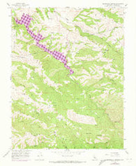 Mendenhall Springs California Historical topographic map, 1:24000 scale, 7.5 X 7.5 Minute, Year 1956