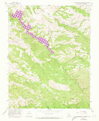 Mendenhall Springs California Historical topographic map, 1:24000 scale, 7.5 X 7.5 Minute, Year 1956