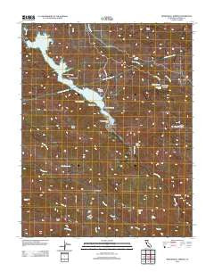 Mendenhall Springs California Historical topographic map, 1:24000 scale, 7.5 X 7.5 Minute, Year 2012