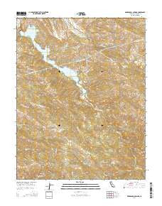 Mendenhall Springs California Current topographic map, 1:24000 scale, 7.5 X 7.5 Minute, Year 2015