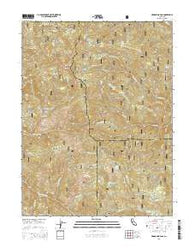 Mendocino Pass California Current topographic map, 1:24000 scale, 7.5 X 7.5 Minute, Year 2015