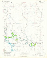 Mendota Dam California Historical topographic map, 1:24000 scale, 7.5 X 7.5 Minute, Year 1956