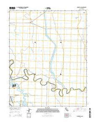 Mendota Dam California Current topographic map, 1:24000 scale, 7.5 X 7.5 Minute, Year 2015