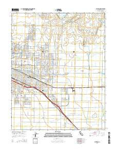 Merced California Current topographic map, 1:24000 scale, 7.5 X 7.5 Minute, Year 2015