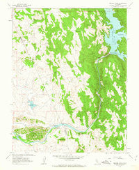 Merced Falls California Historical topographic map, 1:24000 scale, 7.5 X 7.5 Minute, Year 1962