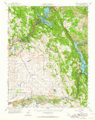 Merced Falls California Historical topographic map, 1:62500 scale, 15 X 15 Minute, Year 1962
