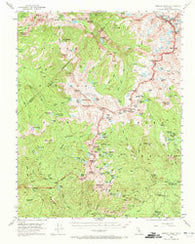 Merced Peak California Historical topographic map, 1:62500 scale, 15 X 15 Minute, Year 1953