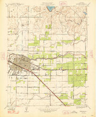 Merced California Historical topographic map, 1:24000 scale, 7.5 X 7.5 Minute, Year 1948