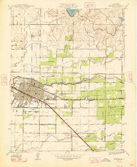 Merced California Historical topographic map, 1:24000 scale, 7.5 X 7.5 Minute, Year 1948