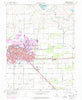 Merced California Historical topographic map, 1:24000 scale, 7.5 X 7.5 Minute, Year 1961