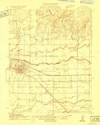 Merced California Historical topographic map, 1:31680 scale, 7.5 X 7.5 Minute, Year 1914
