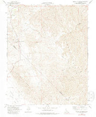 Mercey Hot Springs California Historical topographic map, 1:24000 scale, 7.5 X 7.5 Minute, Year 1969