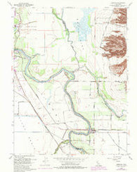 Meridian California Historical topographic map, 1:24000 scale, 7.5 X 7.5 Minute, Year 1952