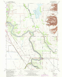 Meridian California Historical topographic map, 1:24000 scale, 7.5 X 7.5 Minute, Year 1952