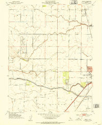 Merritt California Historical topographic map, 1:24000 scale, 7.5 X 7.5 Minute, Year 1952
